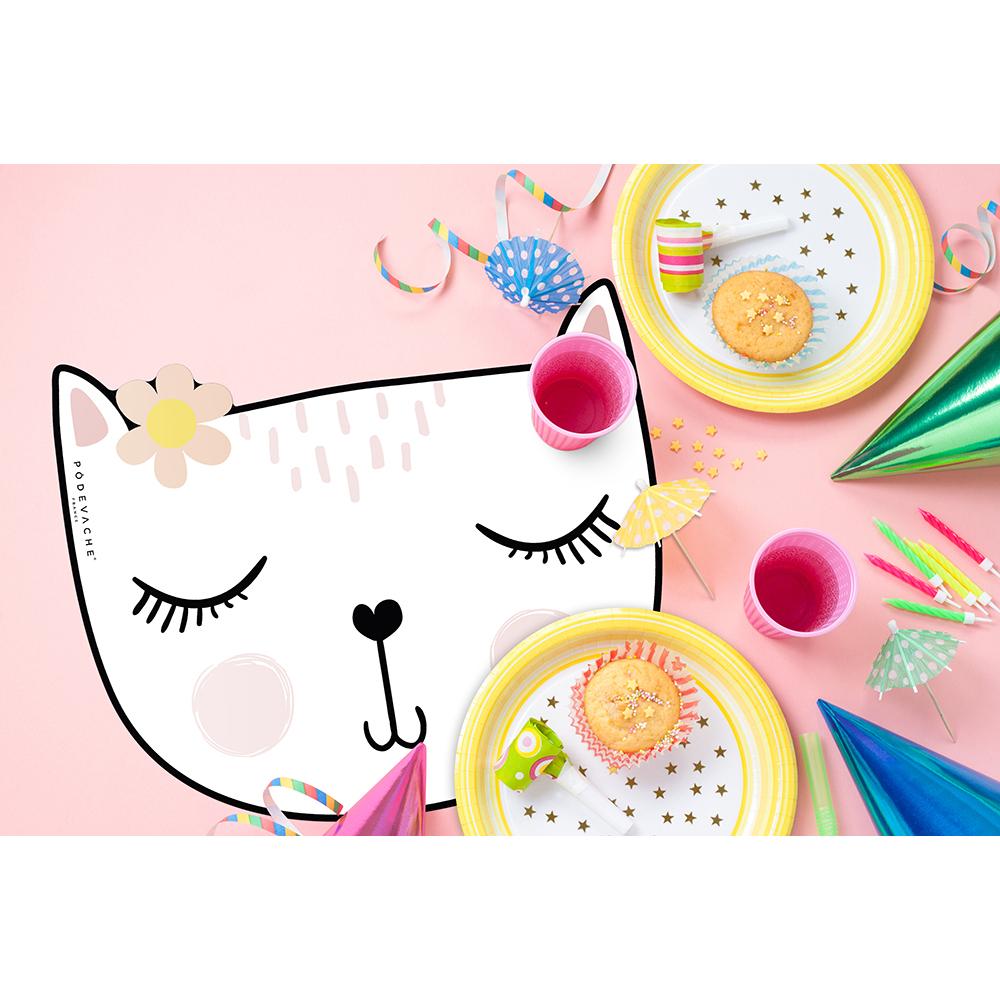 Pussycat Vinyl Placemat - Kids