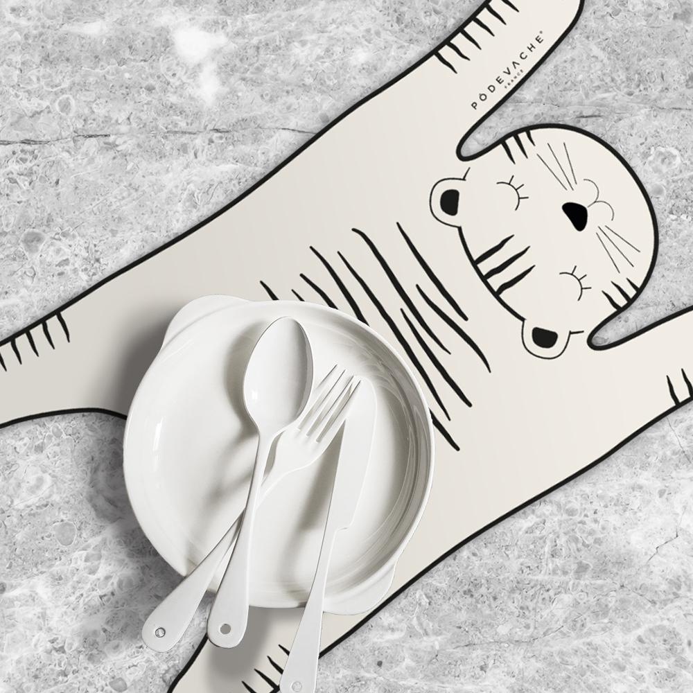 Fuzzy Vinyl Placemat - Kids