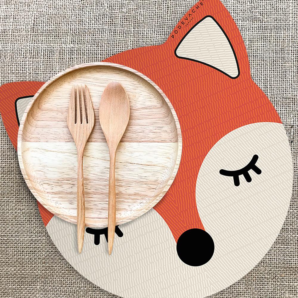 Foxy vinyl placemat - Kids
