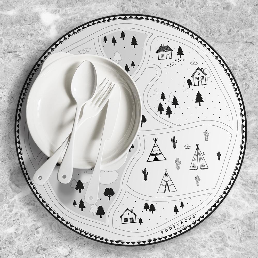 On the Road Vinyl Placemat - Kids