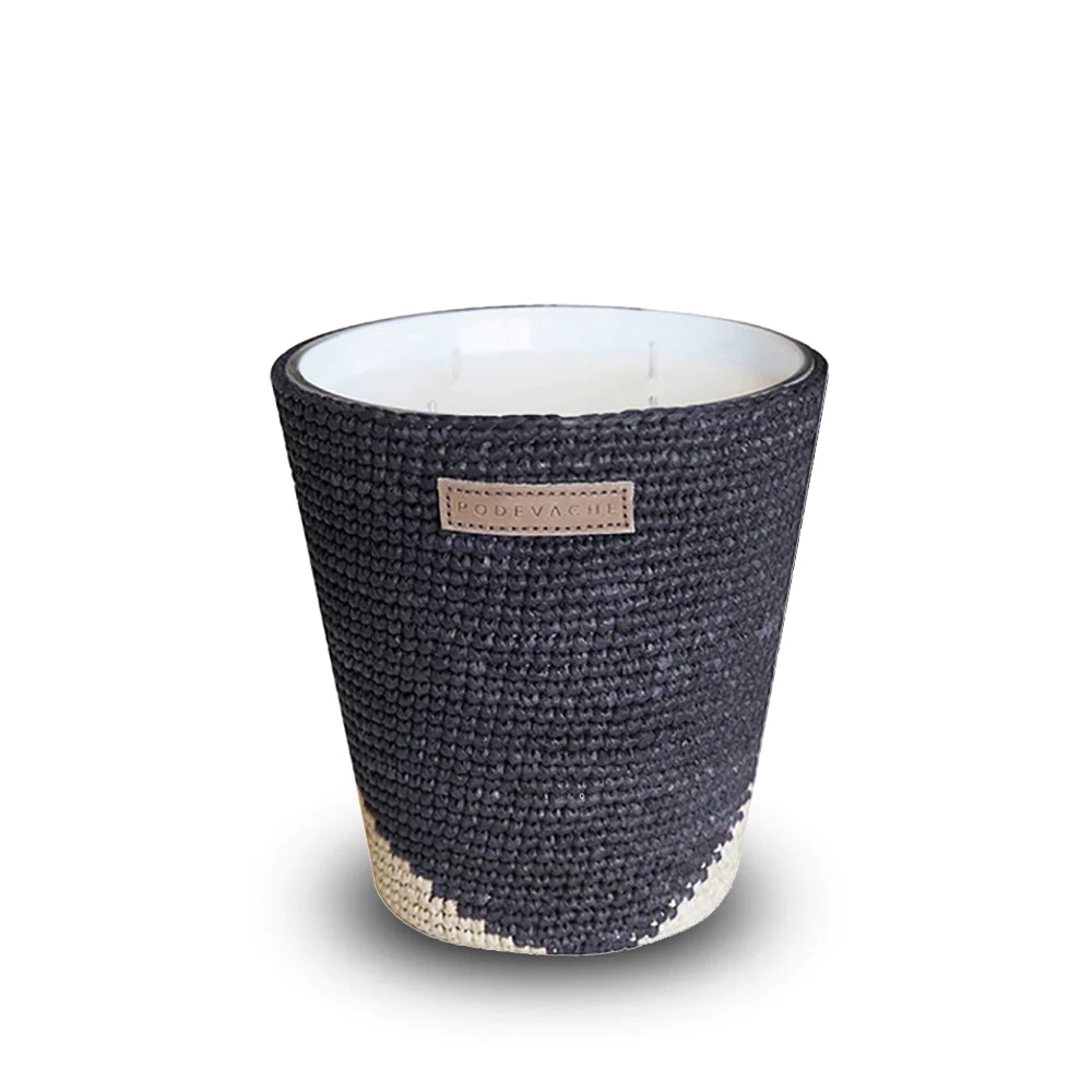 Singida raffia braided scented candle - Ever Forever