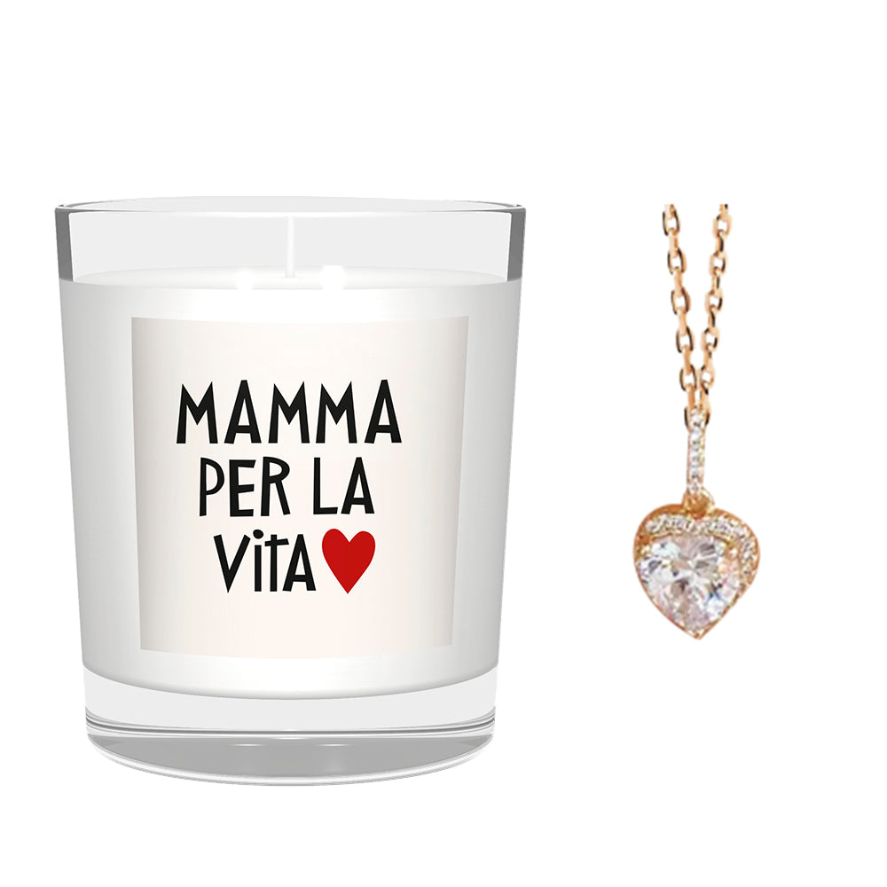 Maman pour la Vie jewel candle