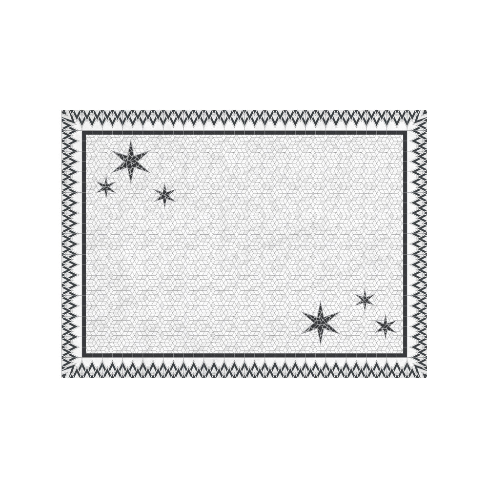 Stars personalized vinyl placemat