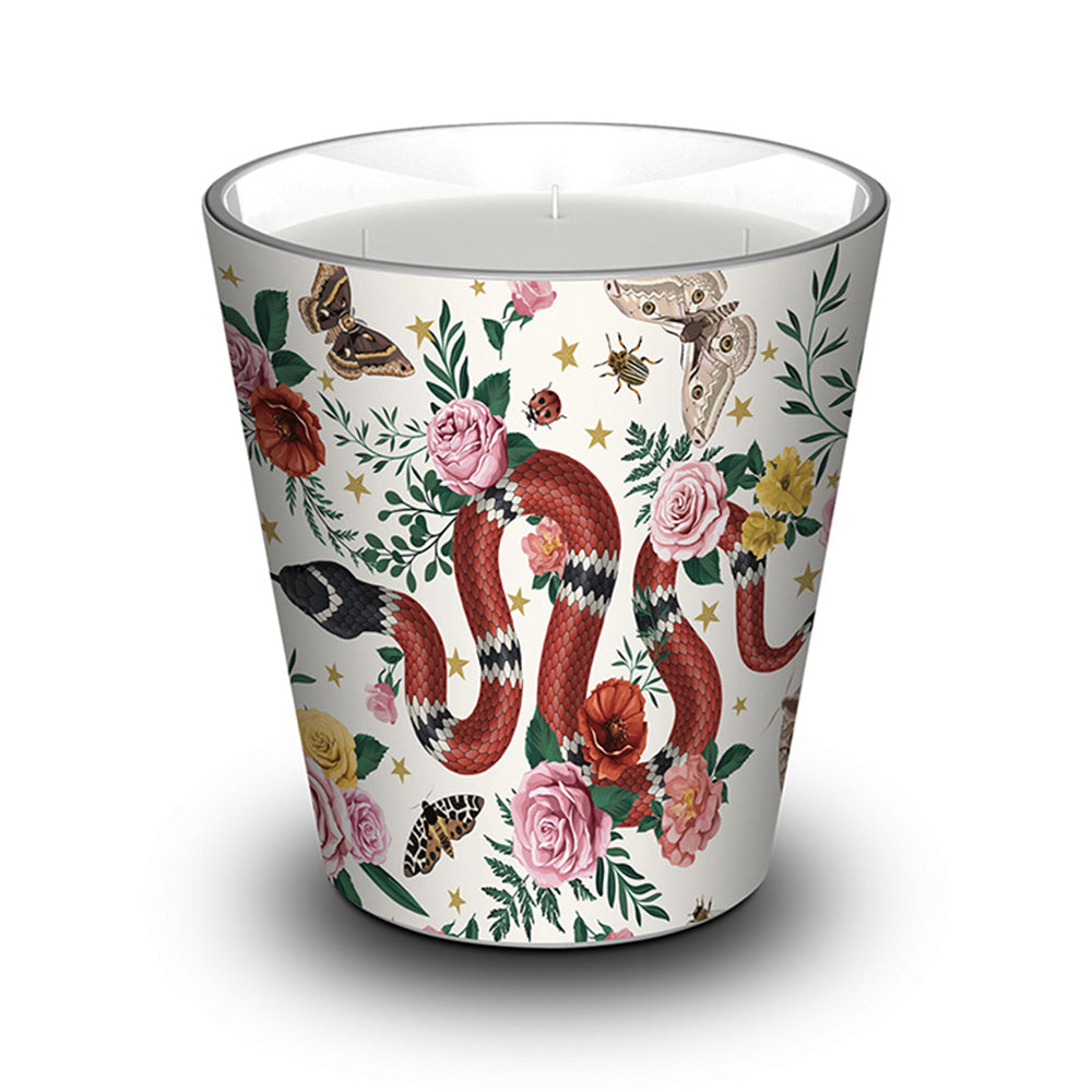 Snake Blanc scented candle - Petit grain / Neroli / Almond blossom