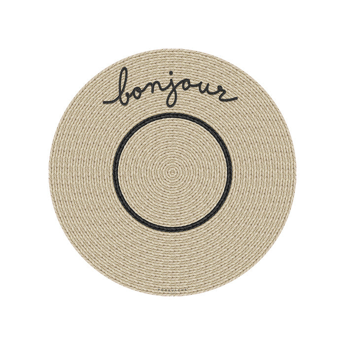 Kea Bonjour vinyl placemat