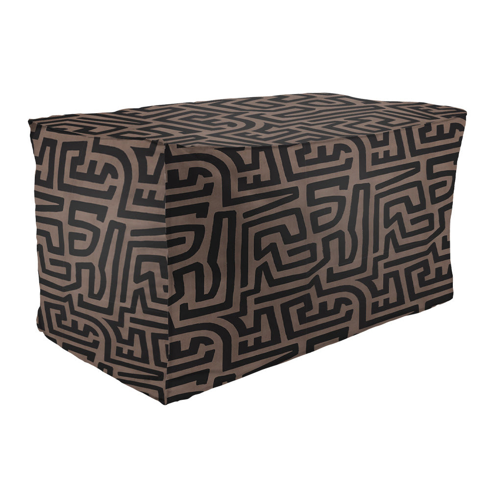 Lubao velvet pouffe