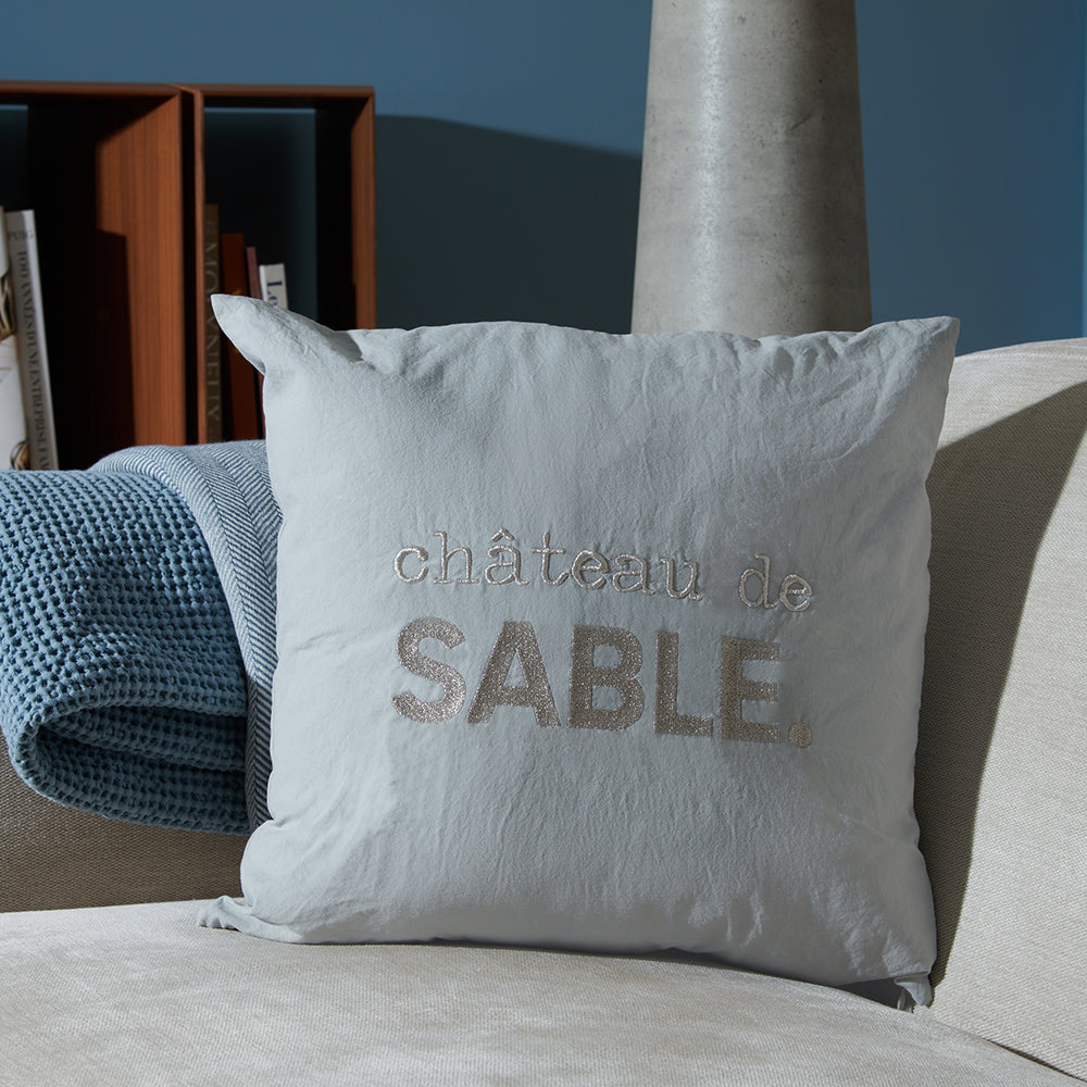 Areia embroidered cushion