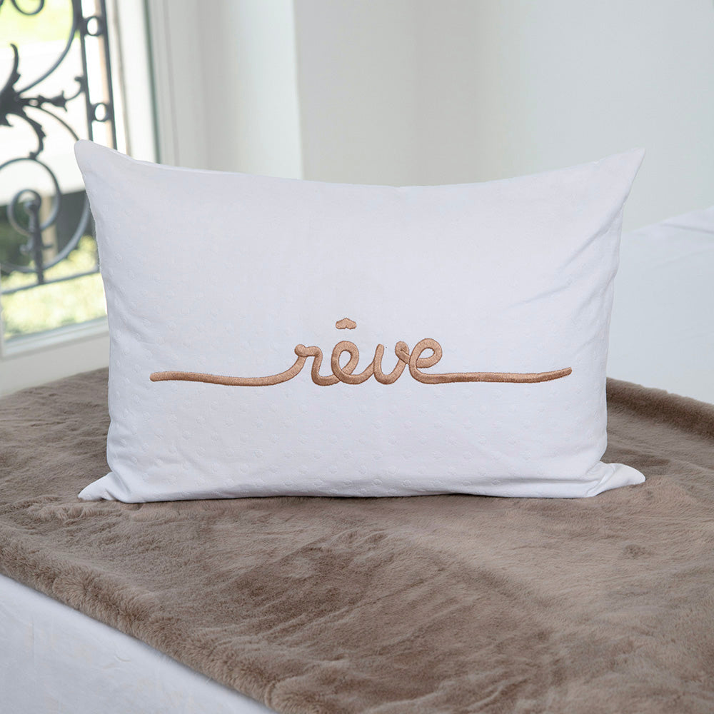 Rêve embroidered cushion