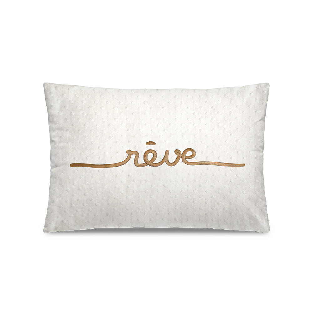 Rêve embroidered cushion