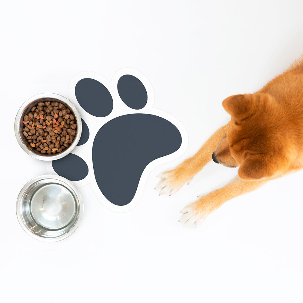 Paw vinyl bowl mat