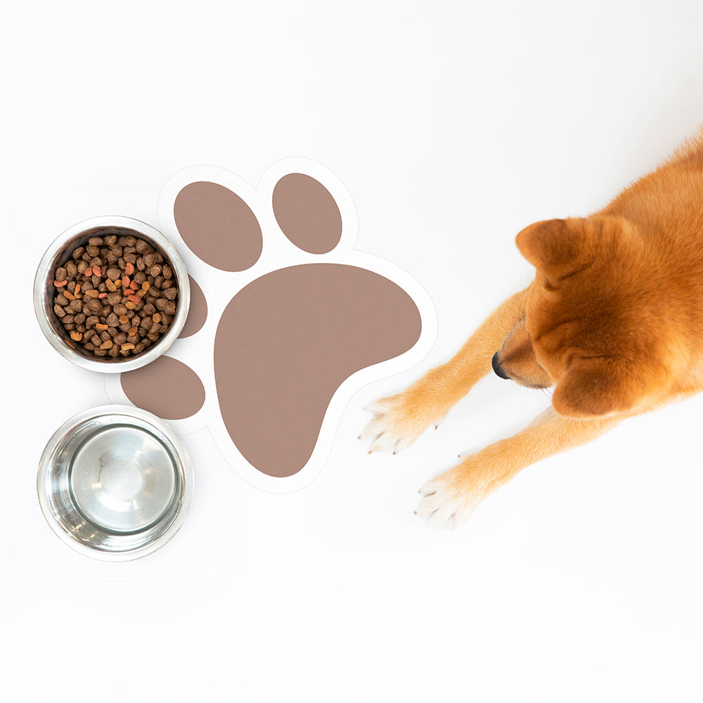 Paw vinyl bowl mat