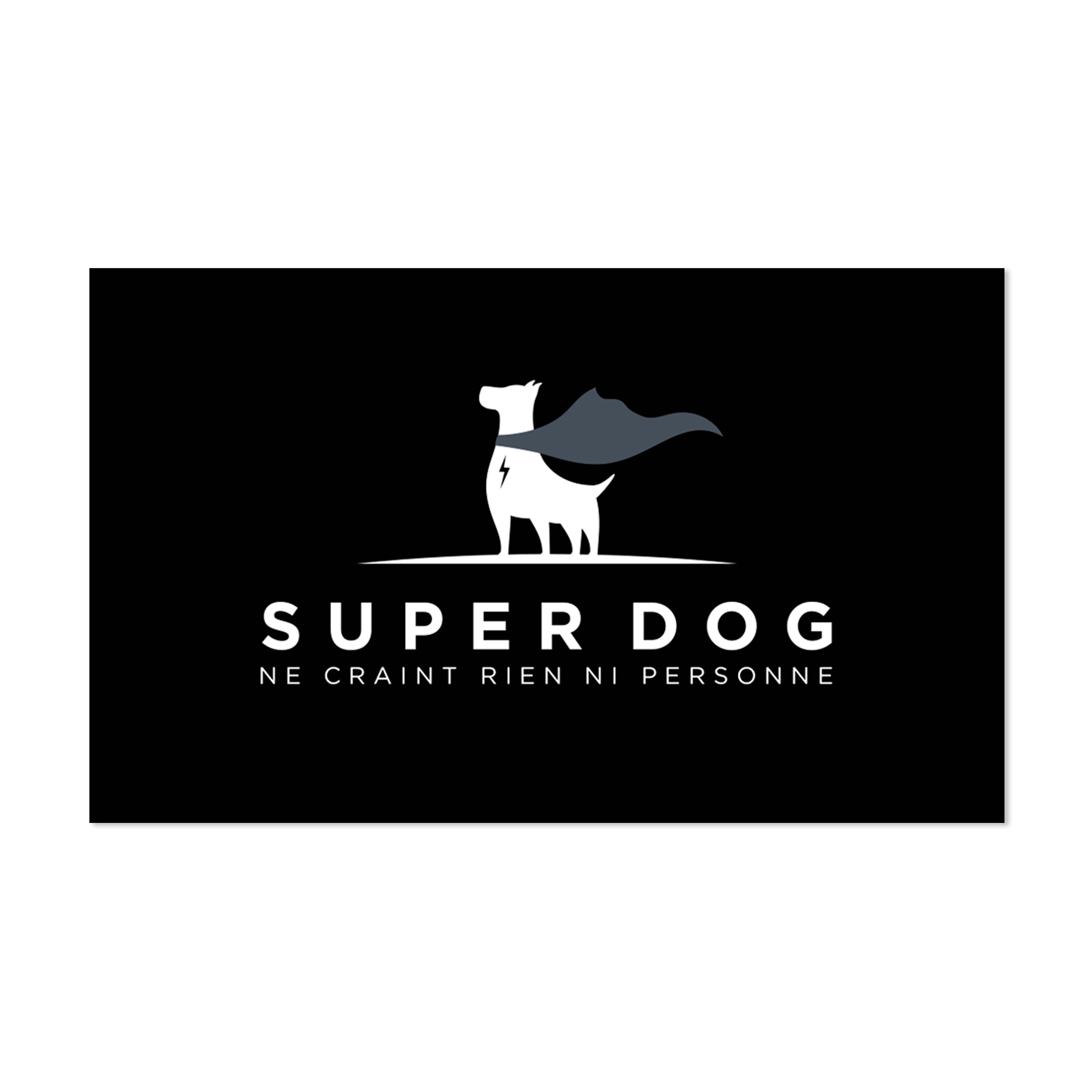 Super Dog vinyl bowl mat