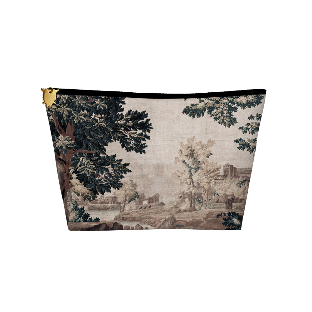 Doma velvet clutch bag