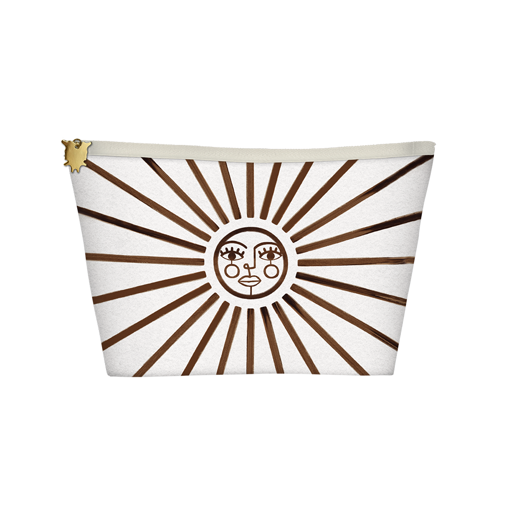 Andrafia velvet clutch bag