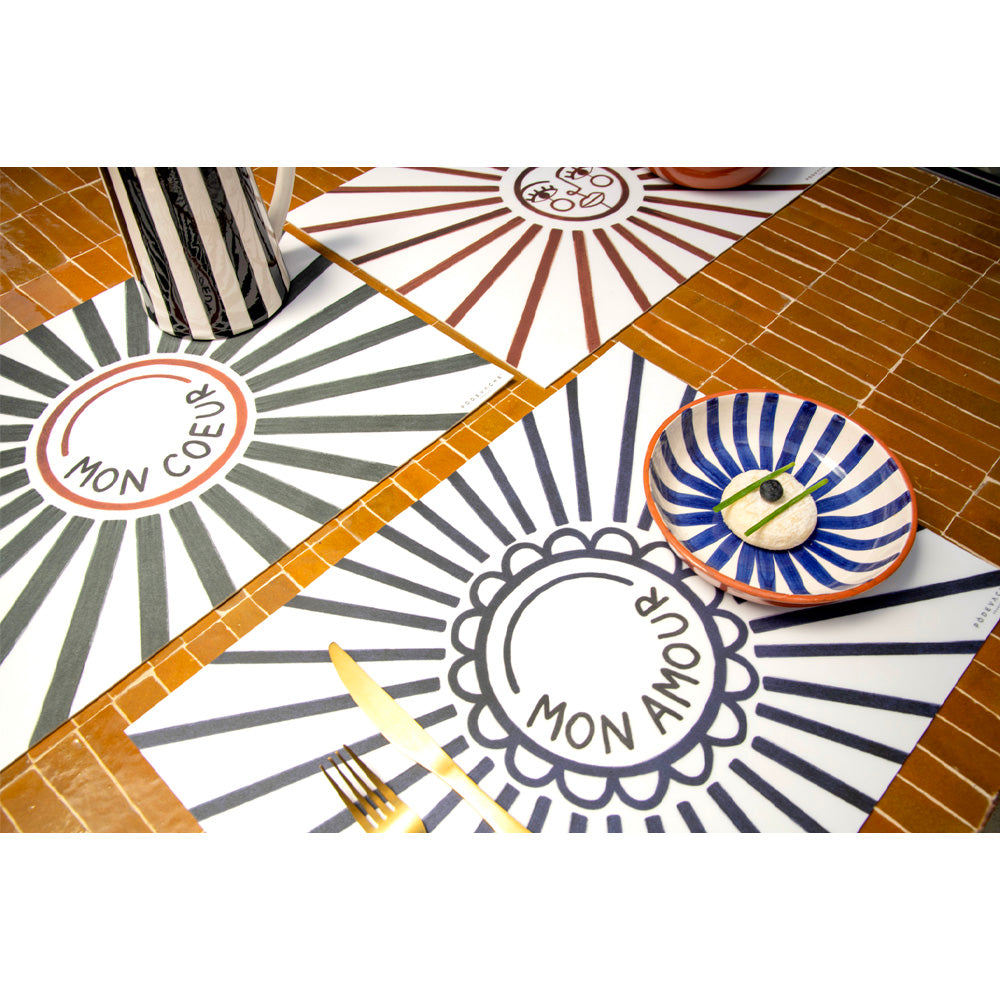 Monto vinyl placemat