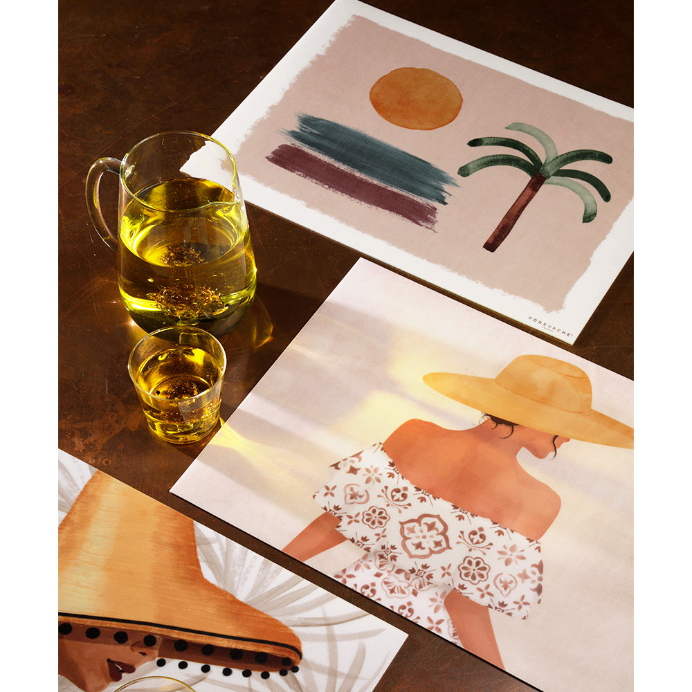 Petilia vinyl placemat