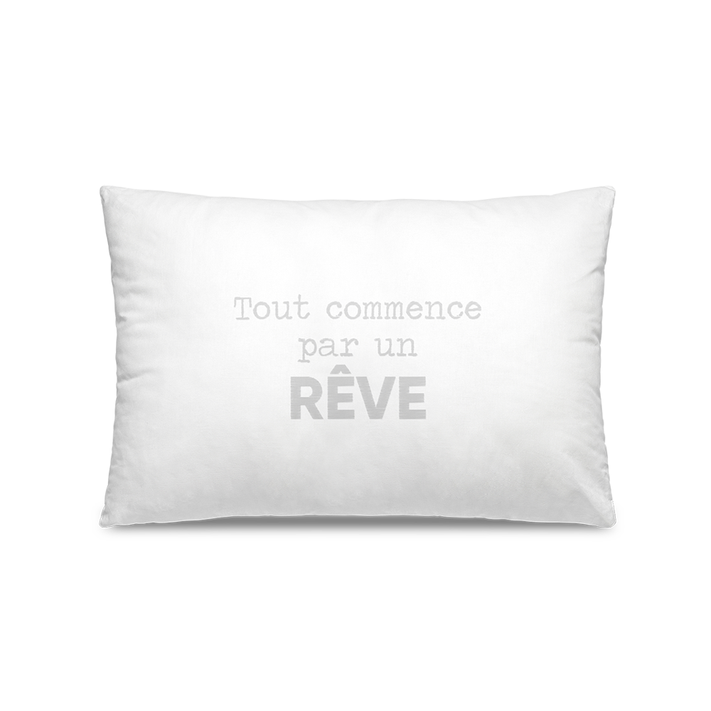 Rêverie embroidered cushion