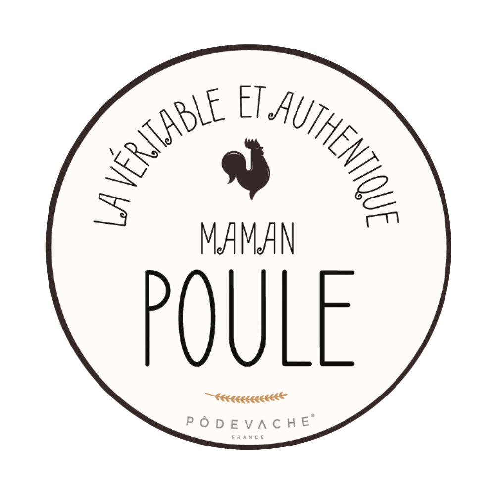 Authentique Maman Poule vinyl placemat