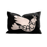 Peace velvet cushion