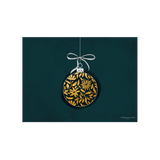 Golden Bauble vinyl placemat