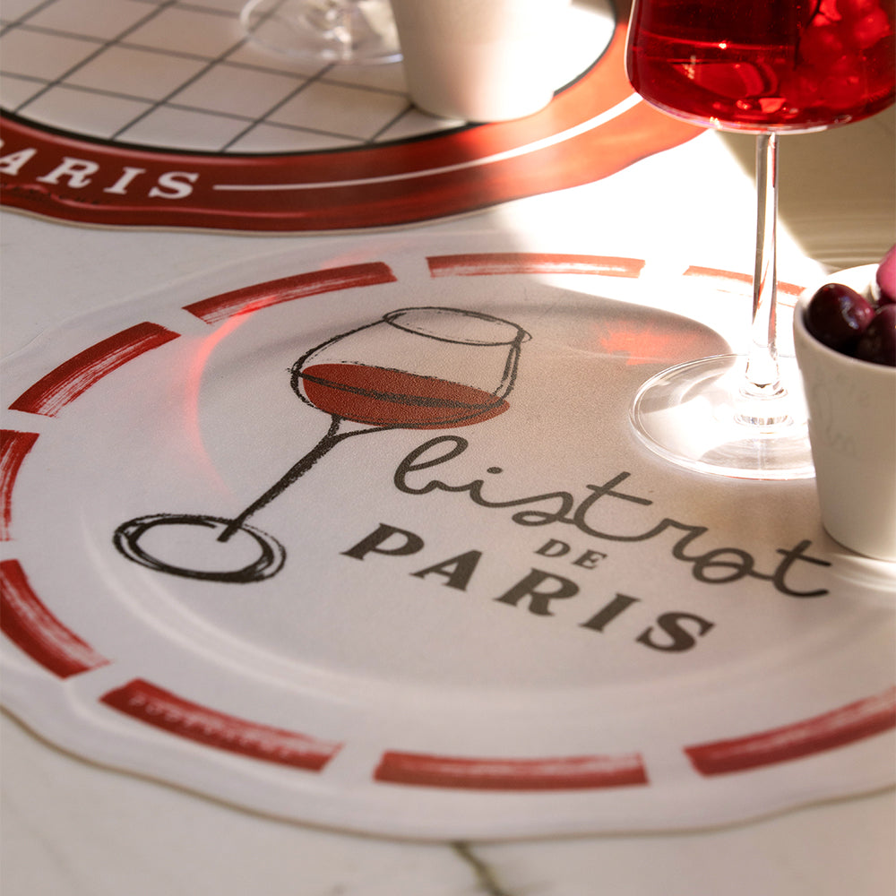 Bistrot de Paris vinyl placemat