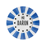 Mr Daron vinyl placemat