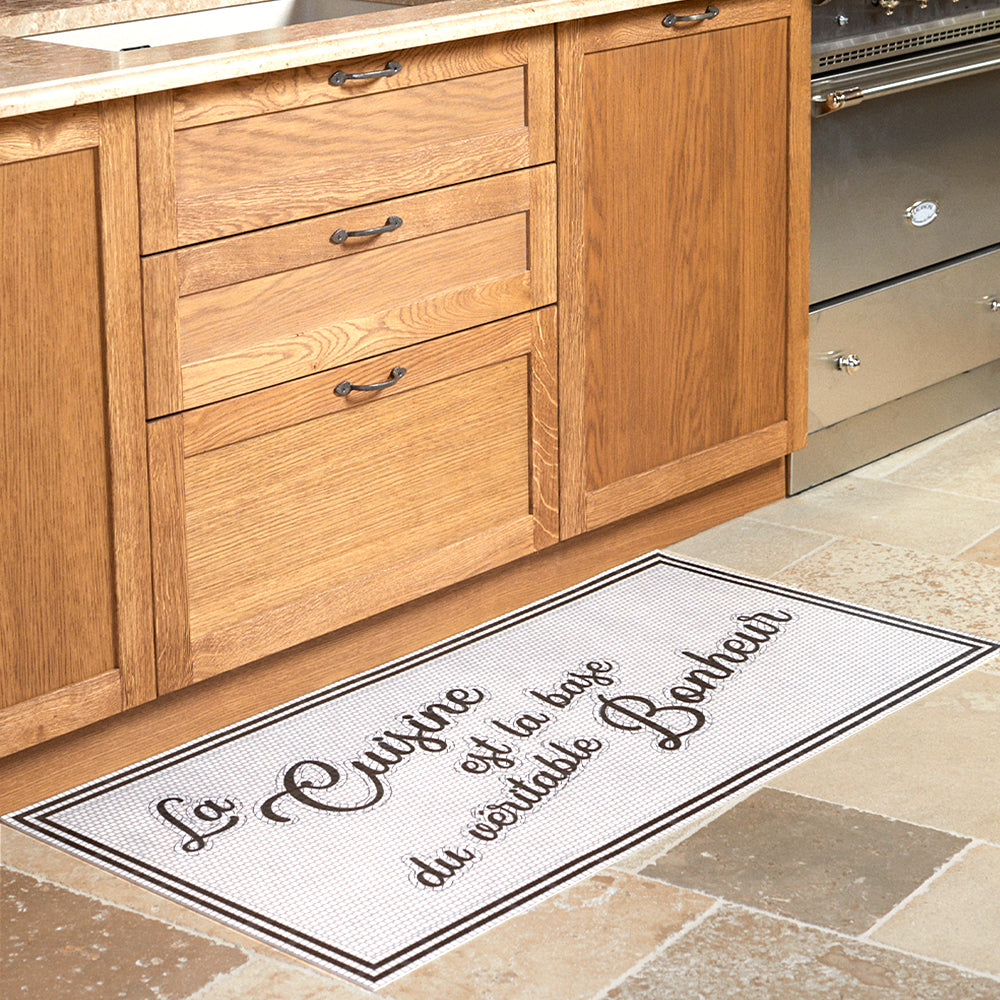 Rive personalized vinyl carpet