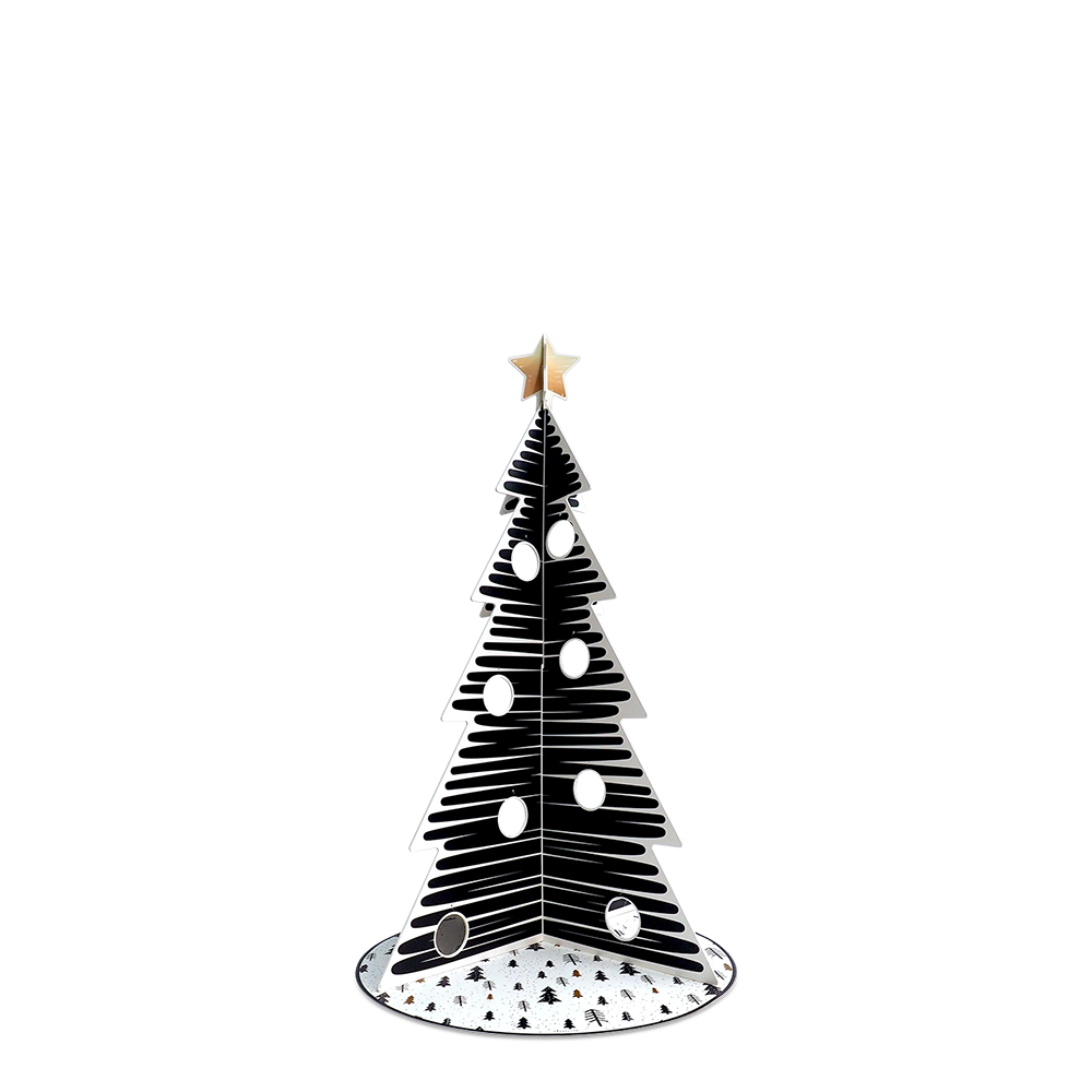 Christmas tree PVC Black & Gold M