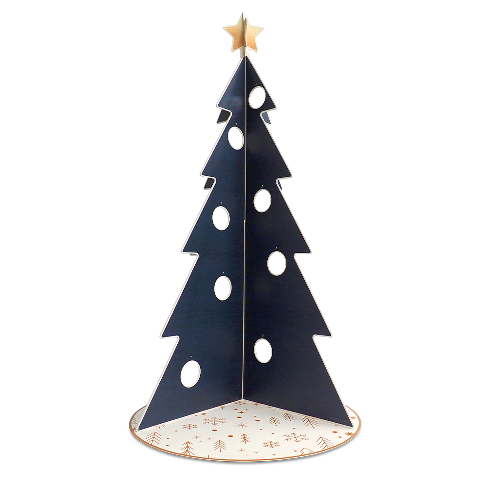 Christmas tree PVC Wood Blue XL