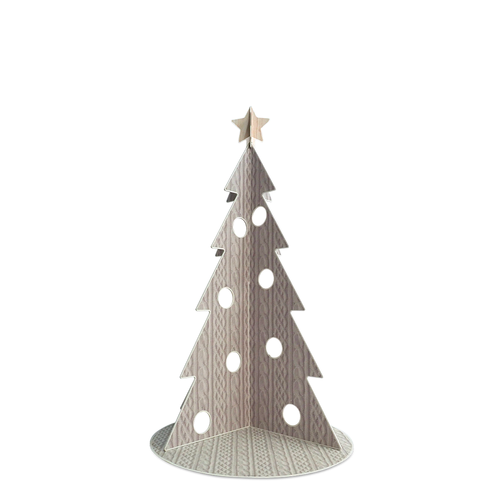 Christmas tree PVC Wool Gris L