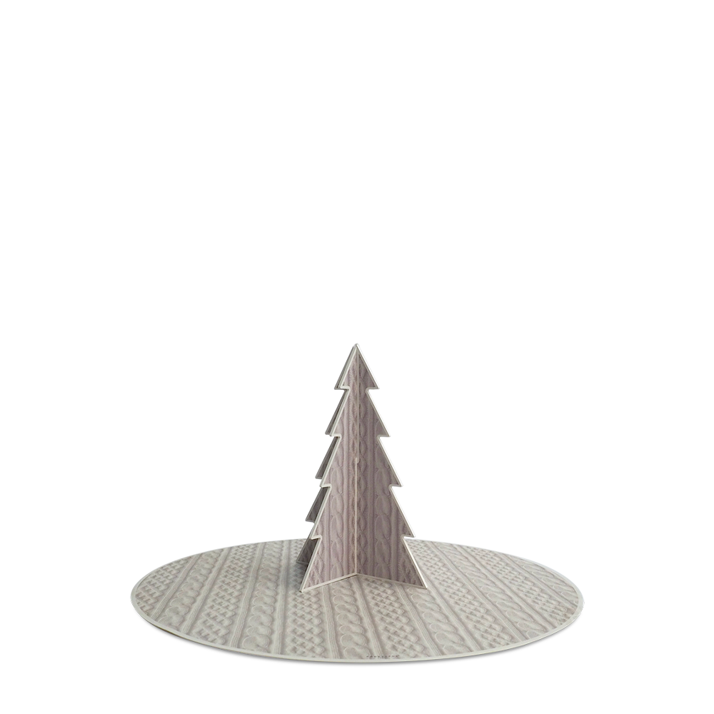 Sapin de Noël PVC Wool Gris S