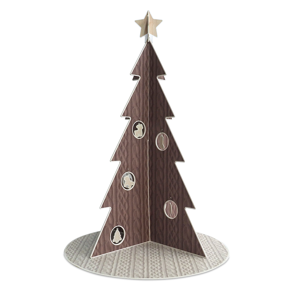 Christmas tree PVC Wool Brown XL