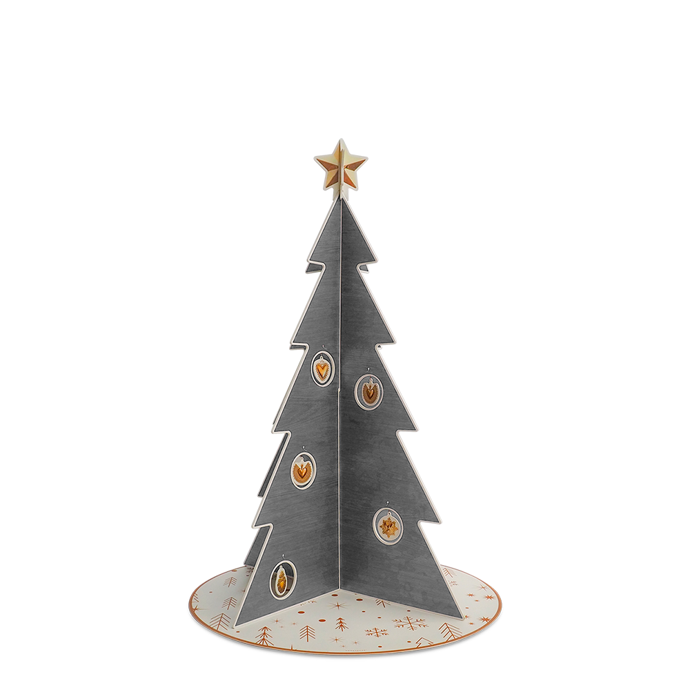 Christmas tree PVC Wood Gris L