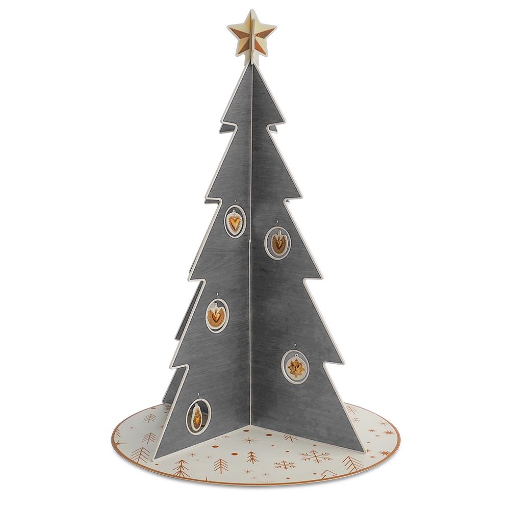 Christmas tree PVC Wood Gris XL