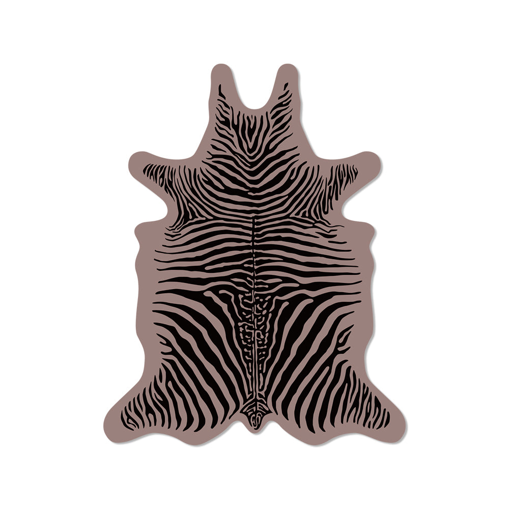 Pack of 6 Zebra vinyl coasters