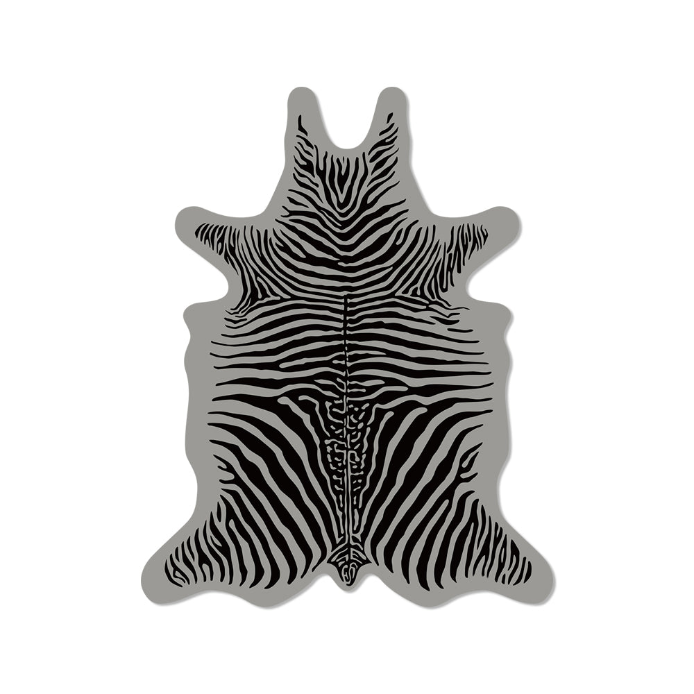 Pack of 6 Zebra vinyl coasters