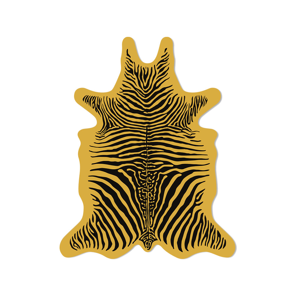 Pack of 6 Zebra vinyl coasters