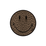 Set of 6 Pôdevache x Smiley® Leopard® vinyl coasters