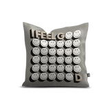 Pôdevache x Smiley® Feeling velvet cushion