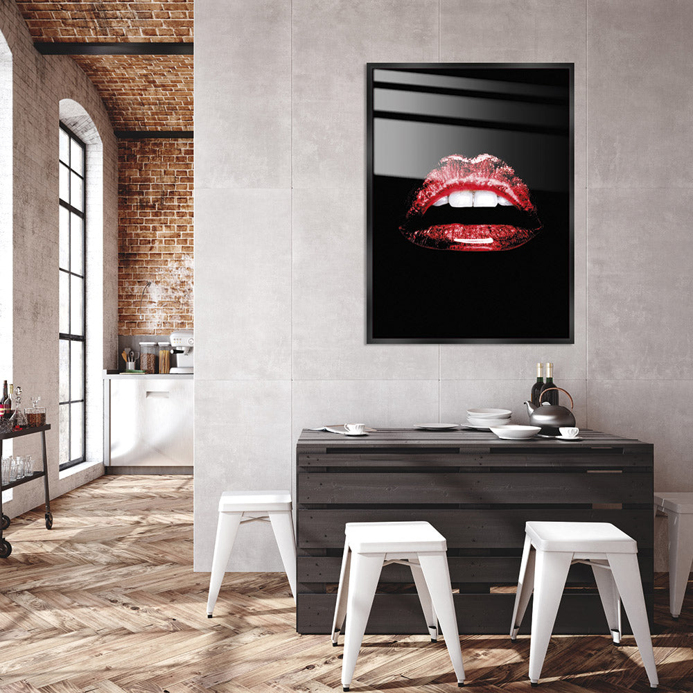 Red Lips painting