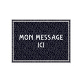 Mosaïc Black personalized vinyl place mat