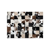 Mix cowhide vinyl placemat