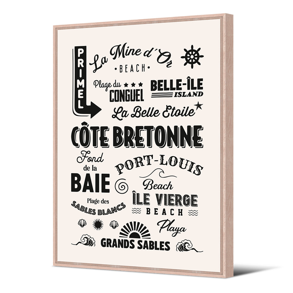 Côte Bretonne Beaches table