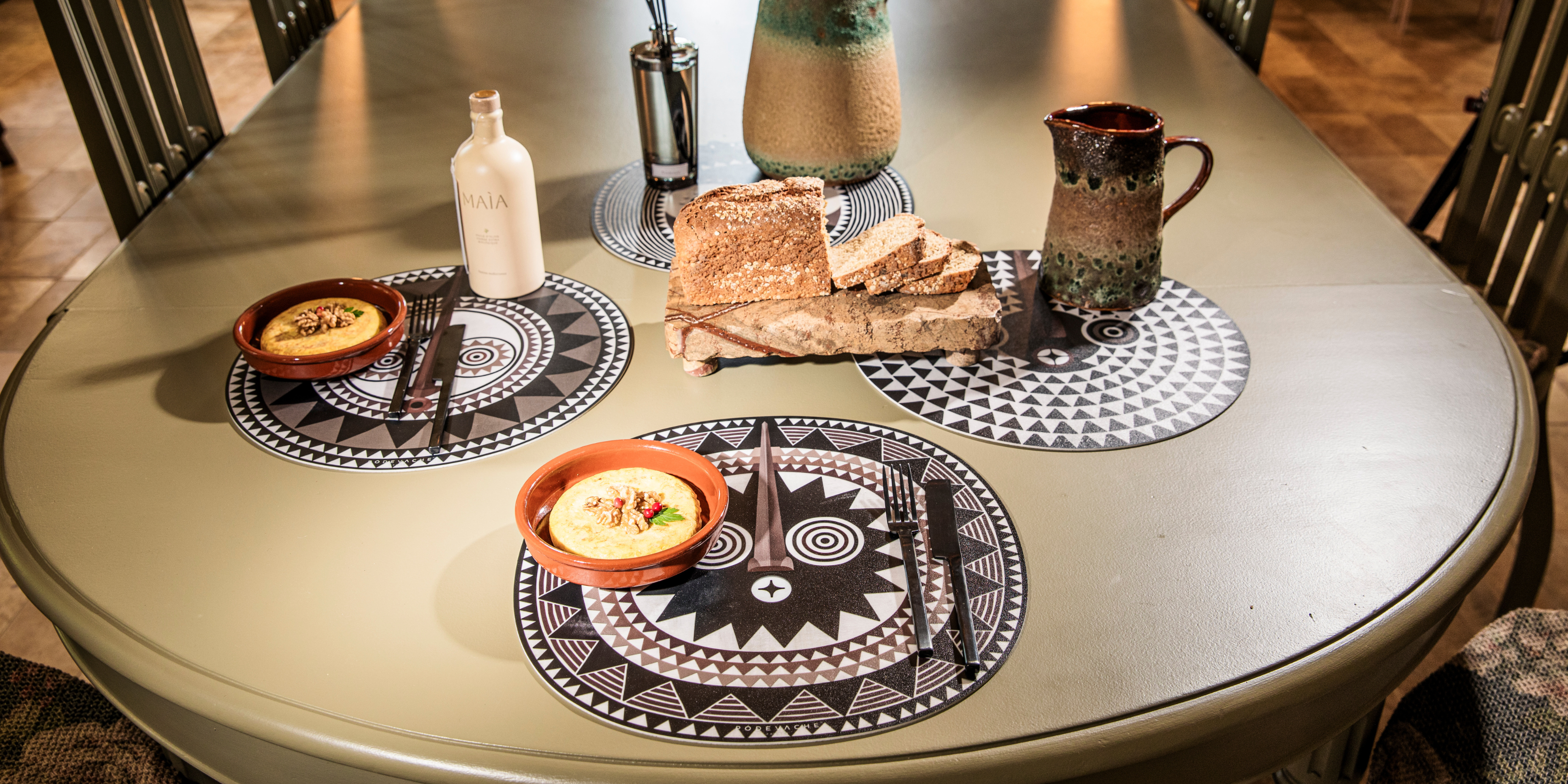 Sets de table vinyle Thème Masque Africain