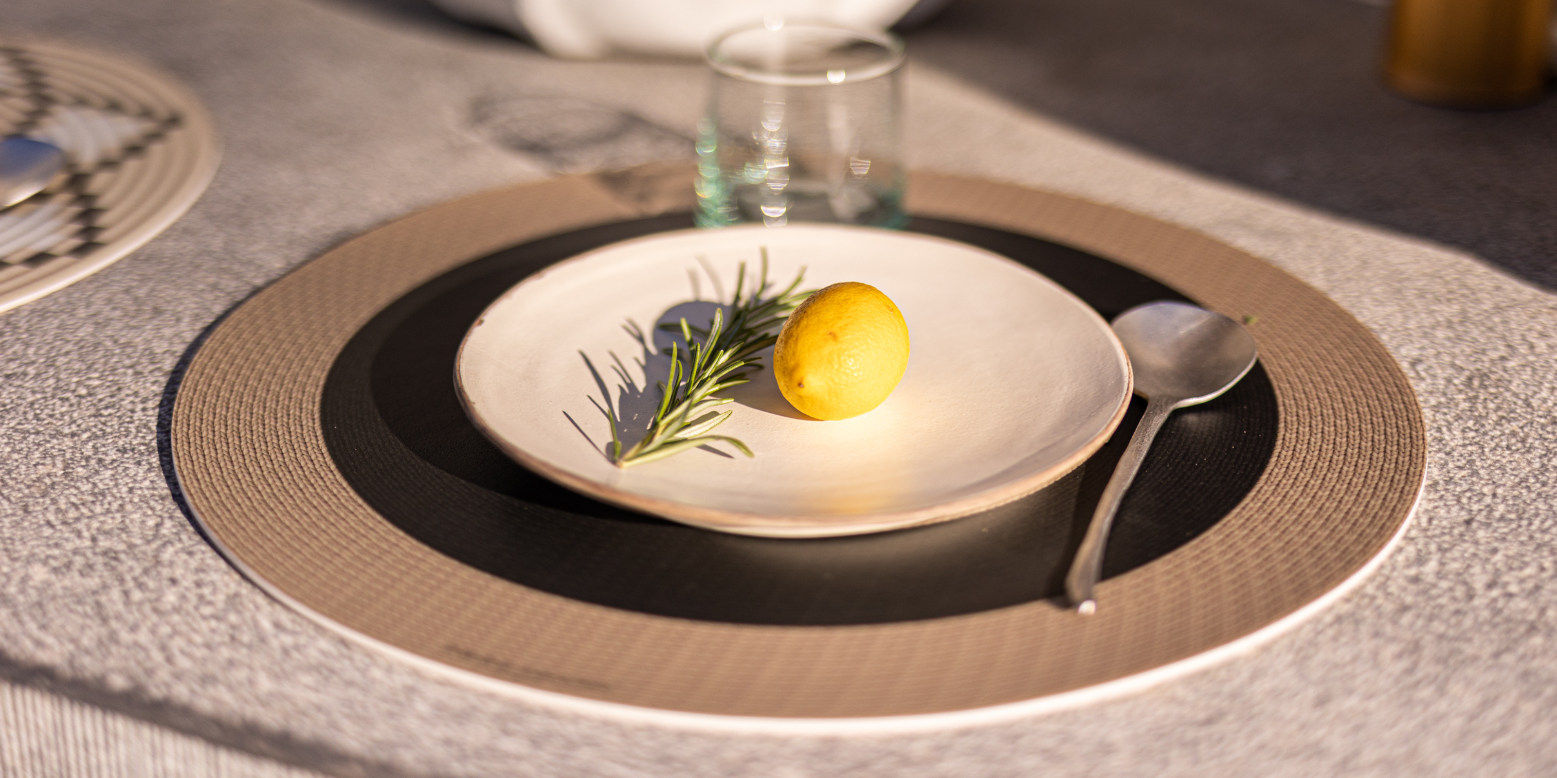 Sets de table vinyle Thème Osier