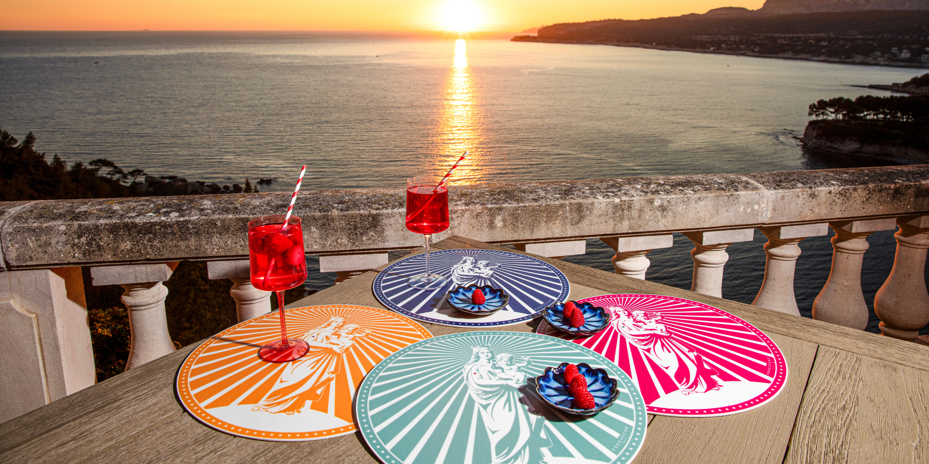 Sets de table vinyle Thème Vierge