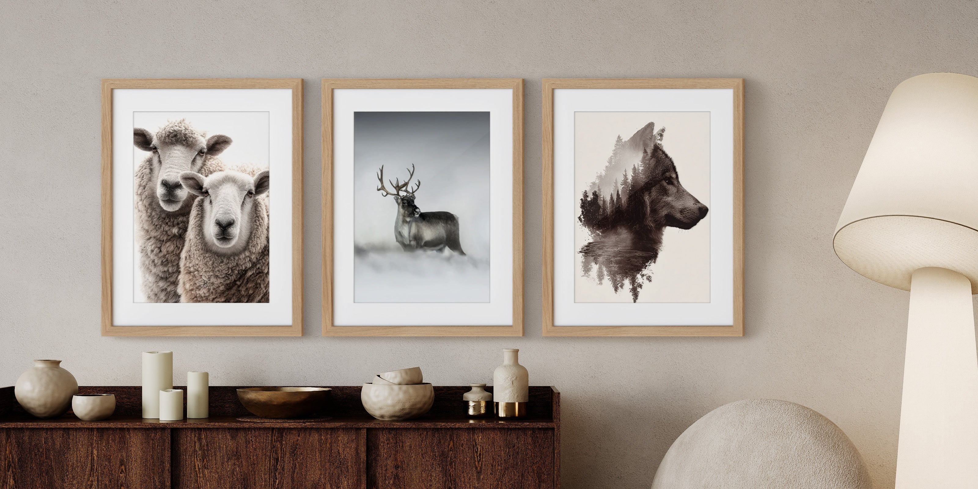 Images encadrées - Collection Montagne