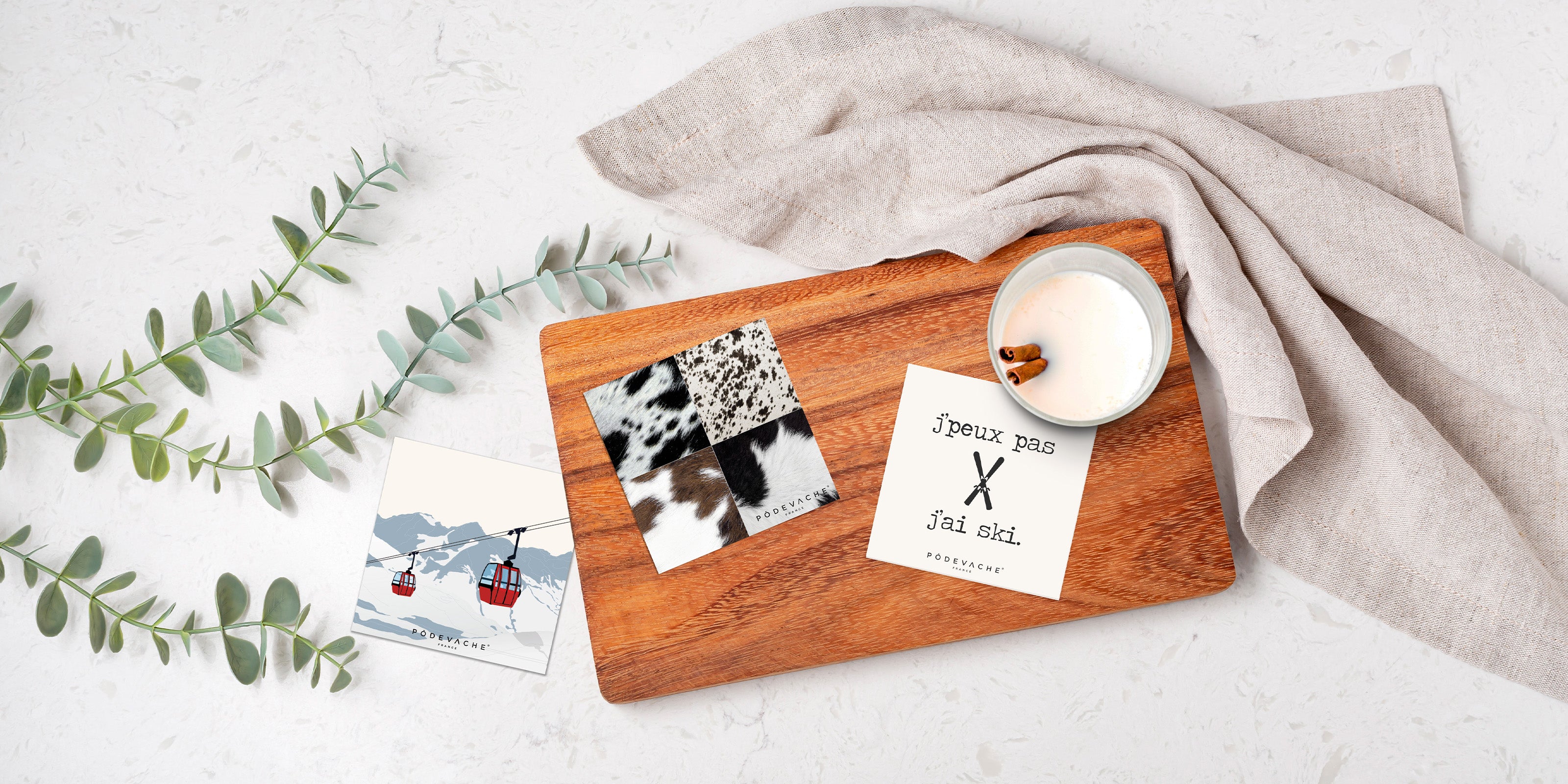 Dessous de verre - Collection Montagne