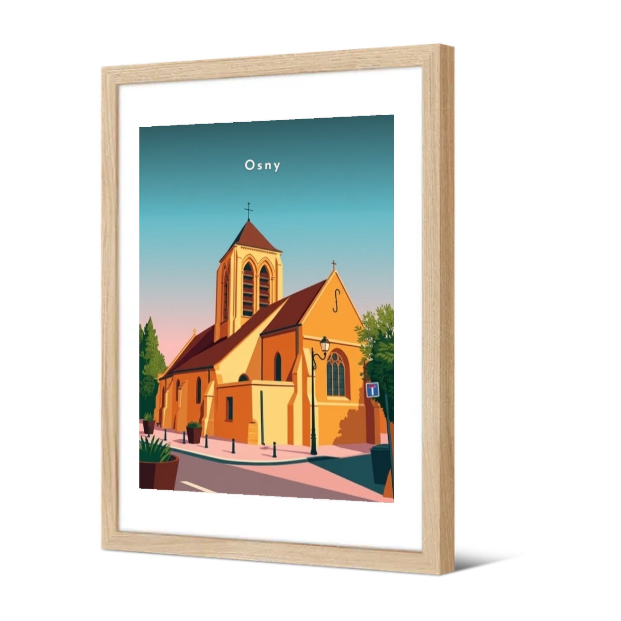 Église Saint-Pierre-aux-Liens — Pôdevache, encadrée, vue de trois quarts