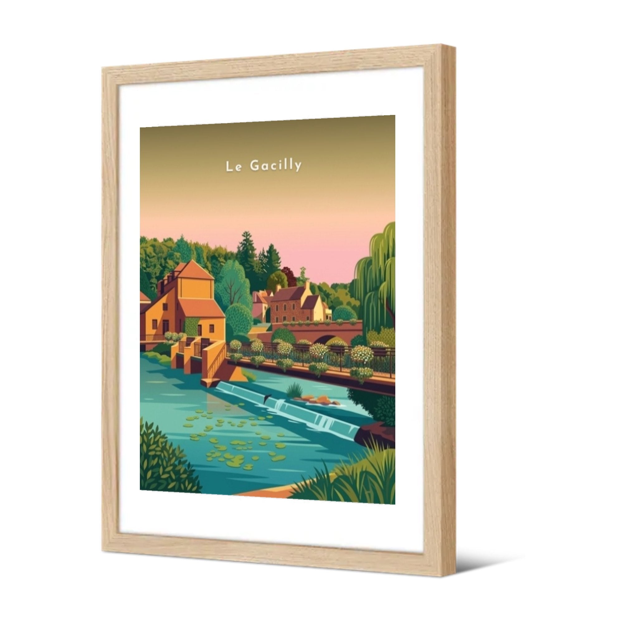 Le Gacilly — Pôdevache, encadrée, vue de trois quarts